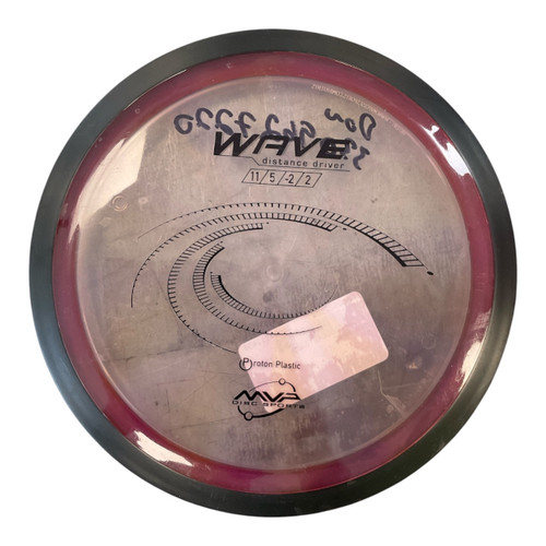 Vist Large View of Product Image Which is Used MVP WAVE Disc Golf Driver Purple 163g