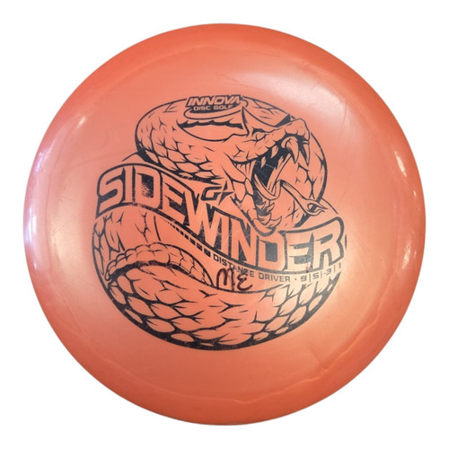 Vist Large View of Product Image Which is Used Innova SIDEWIDNER Disc Golf Driver Orange 162g
