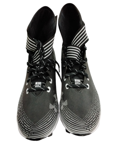 Vist Large View of Product Image Which is Used Under Armour Adult FB Cleats Black Senior 11.5