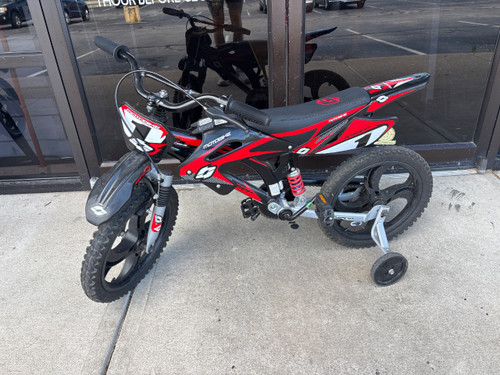 Vist Large View of Product Image Which is Used Hyper MOTOBIKE Balance Bike Boys Black 16"