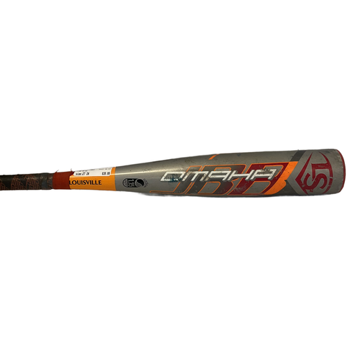 Vist Large View of Product Image Which is Used Louisville Slugger OMAHA JBB BAT BB/SB USSSA 2 3/4 Bat 27"