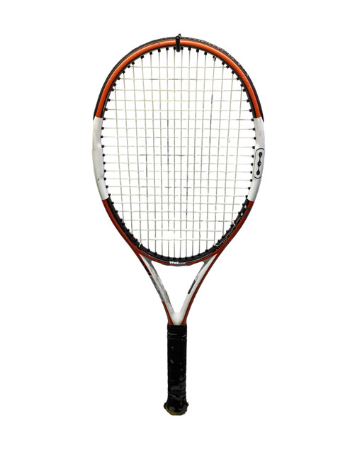 Vist Large View of Product Image Which is Used Wilson NCODE NTOUR Adult Tennis Racquet Orange 4 3/8"