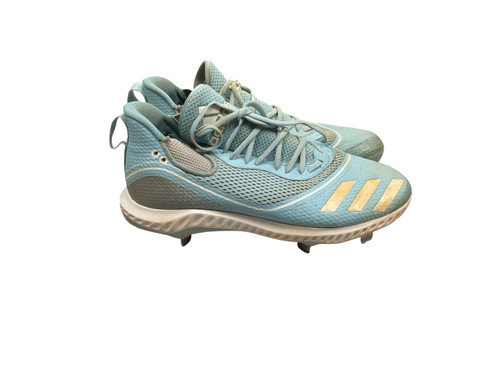 Vist Large View of Product Image Which is Used Adidas ART FW5542 BB/SB Cleats Carolina Blue Senior 10.5