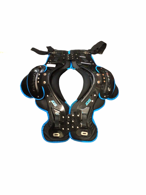 Vist Large View of Product Image Which is Used Champro GAUNTLET 2 FB Shoulder Pads Black MD