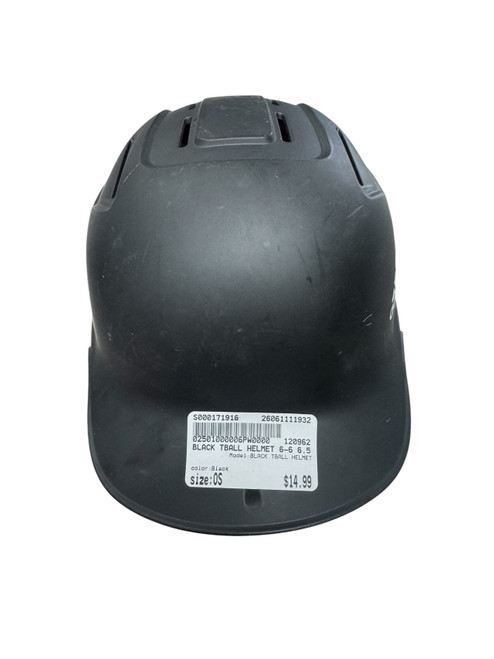 Vist Large View of Product Image Which is Used BLACK TBALL HELMET Batting Helmet No Mask Black One Size