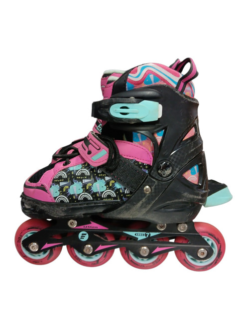 Vist Large View of Product Image Which is Used ADJUSTABLE 10-13 Junior Rec Fitness Skates Pink Adjustable