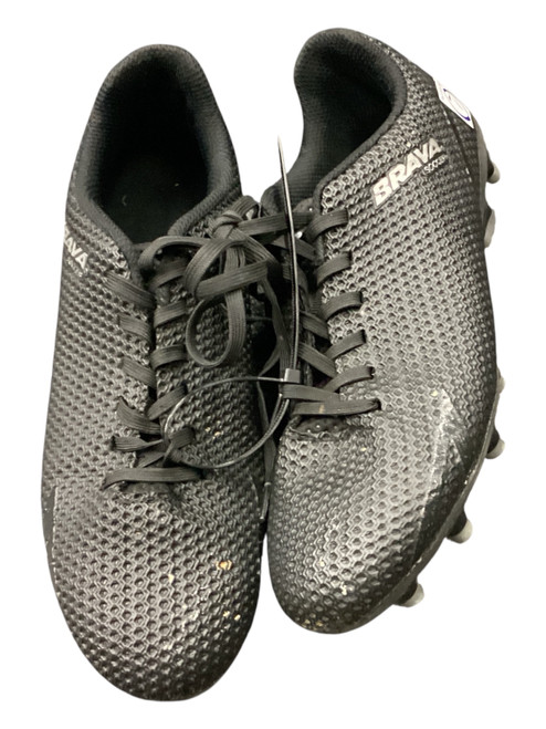Vist Large View of Product Image Which is Used Brava Soccer Cleats Black Youth 08.0
