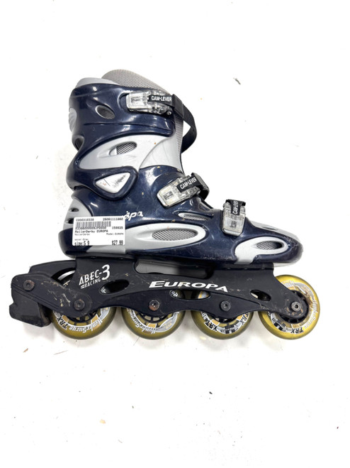 Vist Large View of Product Image Which is Used RollerDerby EUROPA Senior Rec Fitness Skates Grey Senior 9