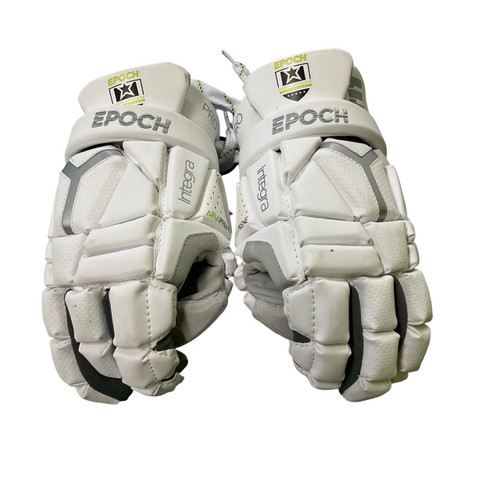 Vist Large View of Product Image Which is Used Epoch INTEGRA PRO GOALIE Lacrosse Gloves Mens White 13"