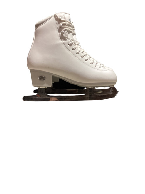 Vist Large View of Product Image Which is Used Riedell TOPAZ WomensFigure Skate White Senior 8