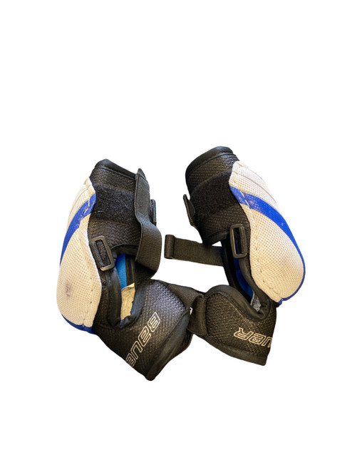 Vist Large View of Product Image Which is Used Bauer SUPREME PRO Junior Elbow Pads SM