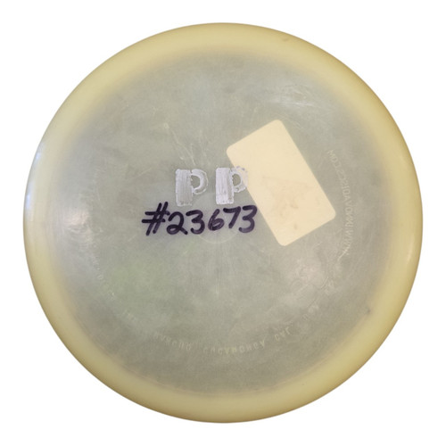 Vist Large View of Product Image Which is Used Innova DX LEOPARD Disc Golf Driver White 152g