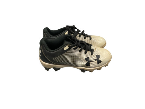 Vist Large View of Product Image Which is Used Under Armour 1297316-011 BB/SB Cleats Black Youth 13.0