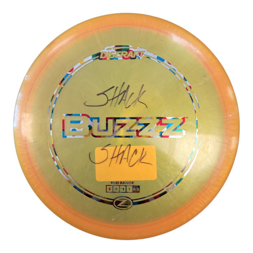 Vist Large View of Product Image Which is Used Discraft BUZZZ Disc Golf Mid Range Orange 180g