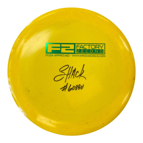 Vist Large View of Product Image Which is Used Innova DESTROYER Disc Golf Driver Yellow 173g