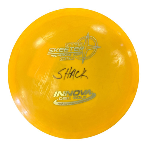 Vist Large View of Product Image Which is Used Innova SKEETER Disc Golf Putter Orange 169g