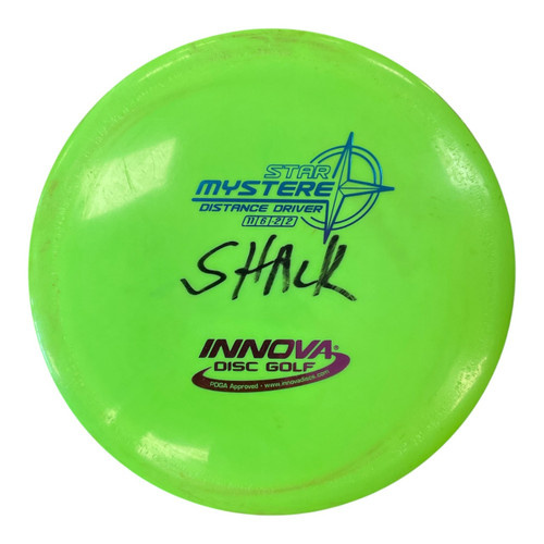 Vist Large View of Product Image Which is Used Innova MYSTERE Disc Golf Driver Green 170g