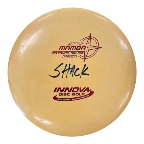 Vist Large View of Product Image Which is Used Innova MAMBA Disc Golf Driver Orange 169g