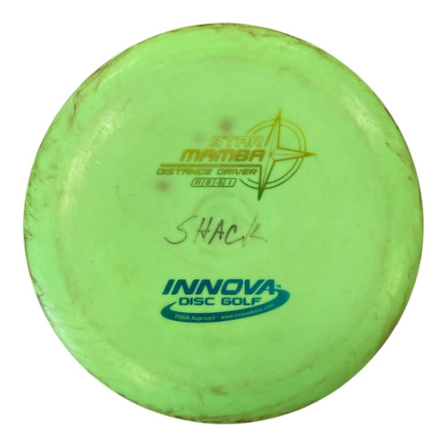 Vist Large View of Product Image Which is Used Innova MAMBA Disc Golf Driver Green 150g