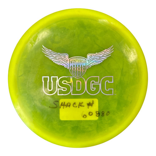 Vist Large View of Product Image Which is Used Innova SUPER STINGRAY Disc Golf Mid Range Yellow 175g