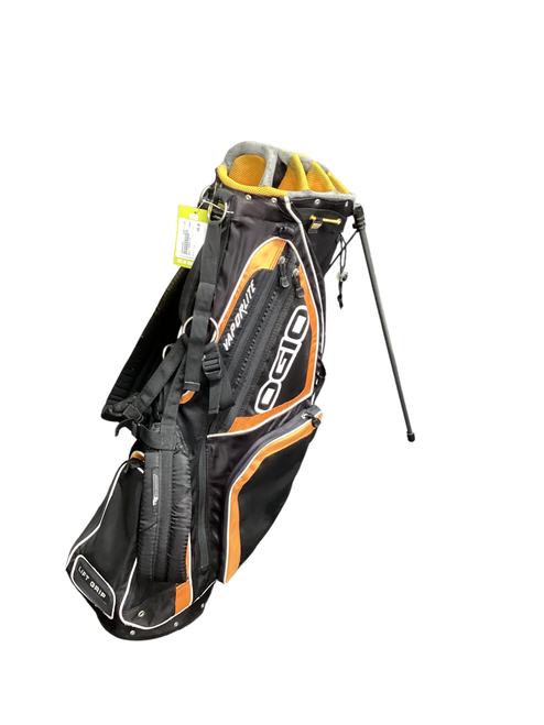 Vist Large View of Product Image Which is Used Ogio VAPORLITE Mens Golf Stand Bag Orange