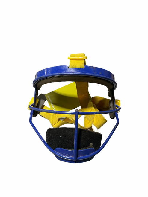 Vist Large View of Product Image Which is Used RIP-IT BLUE MASK BB/SB Fielders Mask Royal Blue One Size