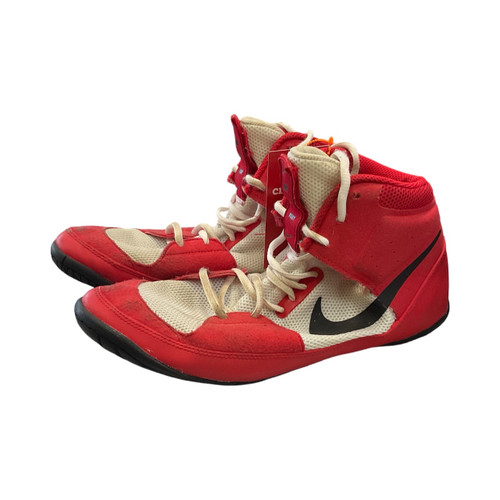 Vist Large View of Product Image Which is Used, Nike, Wrestling Shoes, Red, Senior, 11