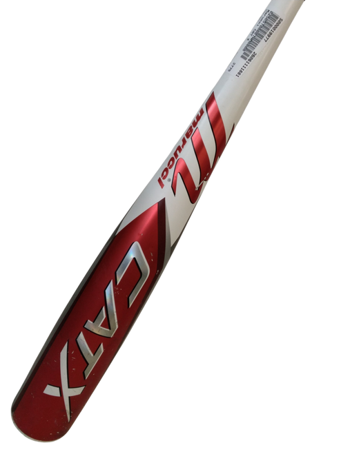 Vist Large View of Product Image Which is Used Marucci CAT X BB/SB USSSA 2 3/4 Bat White 30"