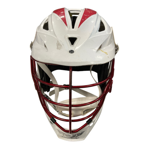 Vist Large View of Product Image Which is Used Cascade R Lacrosse Helmet White One Size