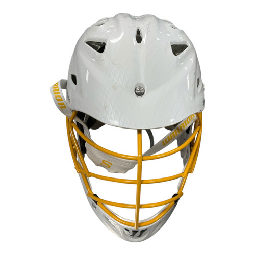 Vist Large View of Product Image Which is Used Warrior WHITE LAX HELMET Lacrosse Helmet White L/XL