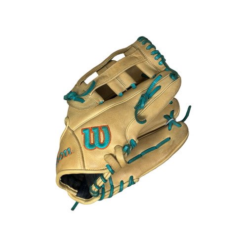 Vist Large View of Product Image Which is Used Wilson A1000 BB/SB Glove RH Throw Yellow 12"