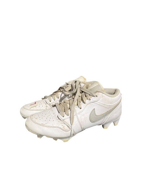 Vist Large View of Product Image Which is Used Nike Adult FB Cleats White Senior 7