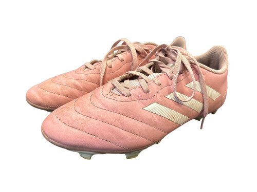 Vist Large View of Product Image Which is Used Adidas Soccer Cleats Pink Senior 8