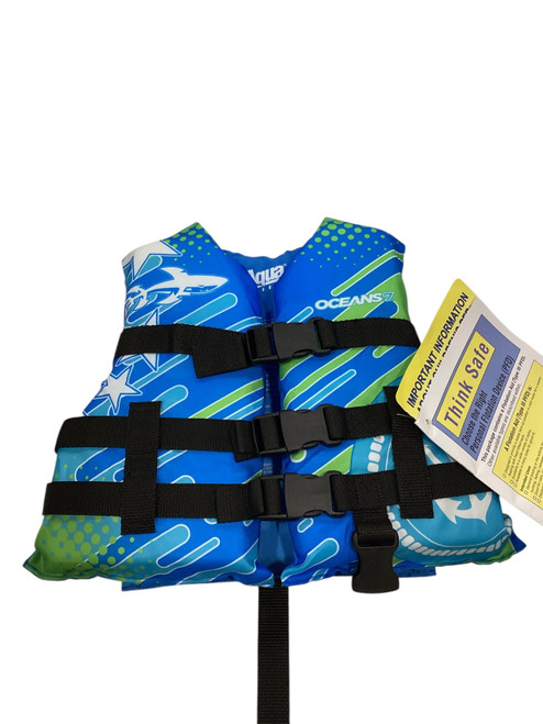 Vist Large View of Product Image Which is Used Ocean & Earth Youth PFD Royal Blue SM