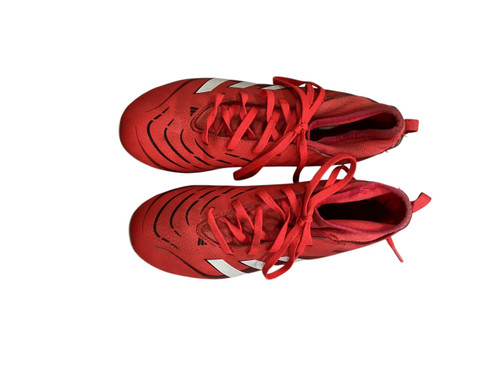 Vist Large View of Product Image Which is Used Adidas Soccer Cleats Red Youth 06.0