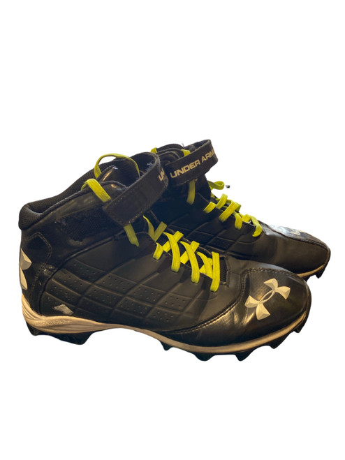 Vist Large View of Product Image Which is Used Under Armour BASEBALL BB/SB Cleats Black Junior 05