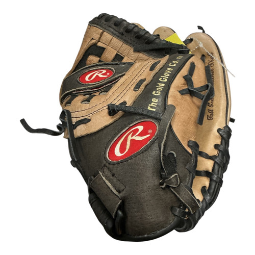 Vist Large View of Product Image Which is Used Rawlings PP11RB BB/SB Glove RH Throw Brown 11"