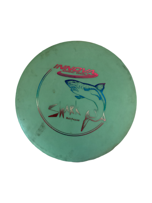 Vist Large View of Product Image Which is Used Innova SHARK Disc Golf Mid Range Turquoise
