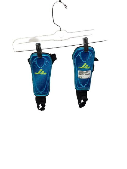 Vist Large View of Product Image Which is Used Brava Soccer Shin Guards Junior Royal Blue SM