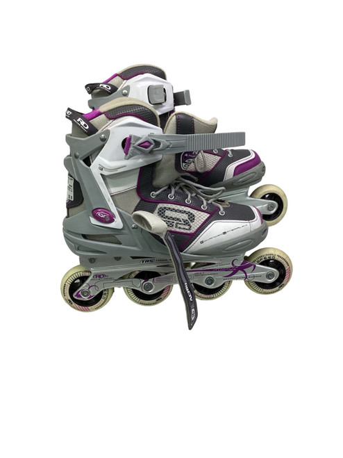 Vist Large View of Product Image Which is Used RollerDerby ELITE SERIES Q60 Senior Rec Fitness Skates Grey Senior 9