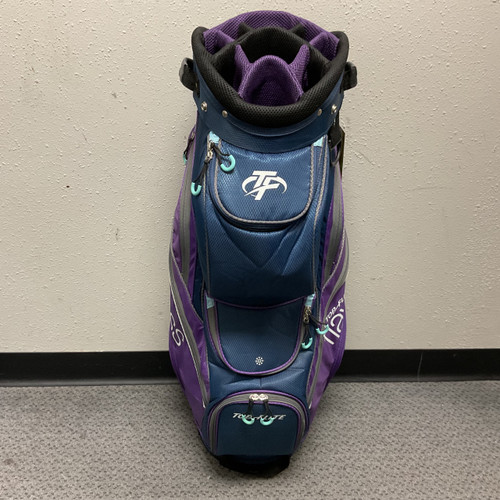 Vist Large View of Product Image Which is Used Top Flite FLAWLESS Womens Cart Bag Navy Blue