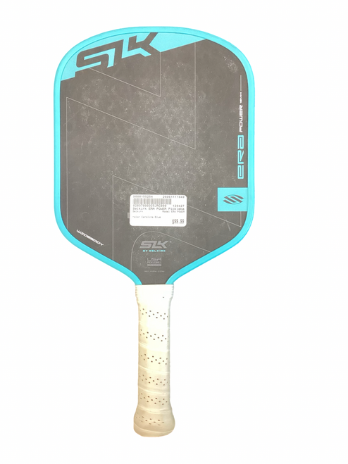 Vist Large View of Product Image Which is Used Selkirk ERA POWER Pickleball Racquet Carolina Blue