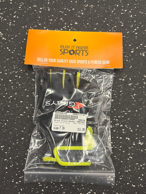 Vist Large View of Product Image Which is Used Grays Field Hockey ANATOMIC FH Gloves Black 7"