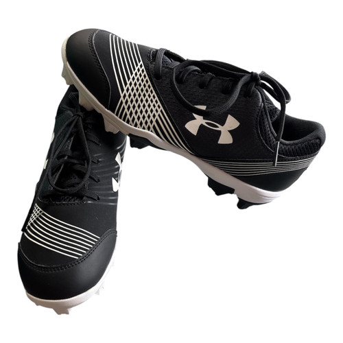 Vist Large View of Product Image Which is Used Under Armour BB CLEAT 6 BB/SB Cleats Black Junior 06