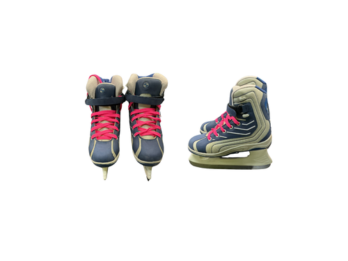Vist Large View of Product Image Which is Used SOFTEC SKATES WomensFigure Skate Navy Blue Senior 7