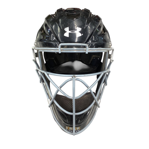 Vist Large View of Product Image Which is Used Under Armour UAHG2-AVS1 Catchers Helmet w/Mask Black One Size