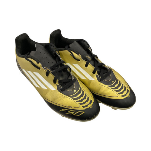 Vist Large View of Product Image Which is Used Adidas F50 Soccer Cleats Gold Senior 5