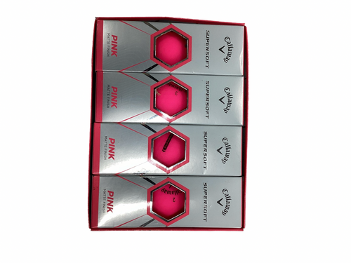 Vist Large View of Product Image Which is Used Callaway SUPER SOFT PINK 12PK 12 Pack - Golf Balls