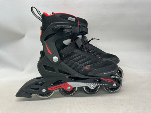 Vist Large View of Product Image Which is Used Rollerblade ZETRA BLADE Senior Rec Fitness Skates Black Senior 10