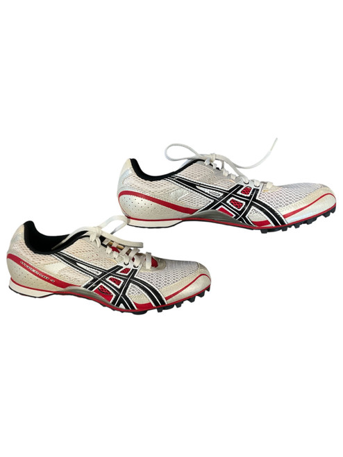 Vist Large View of Product Image Which is Used Asics Track & Field Cleats Adult White Senior 7.5